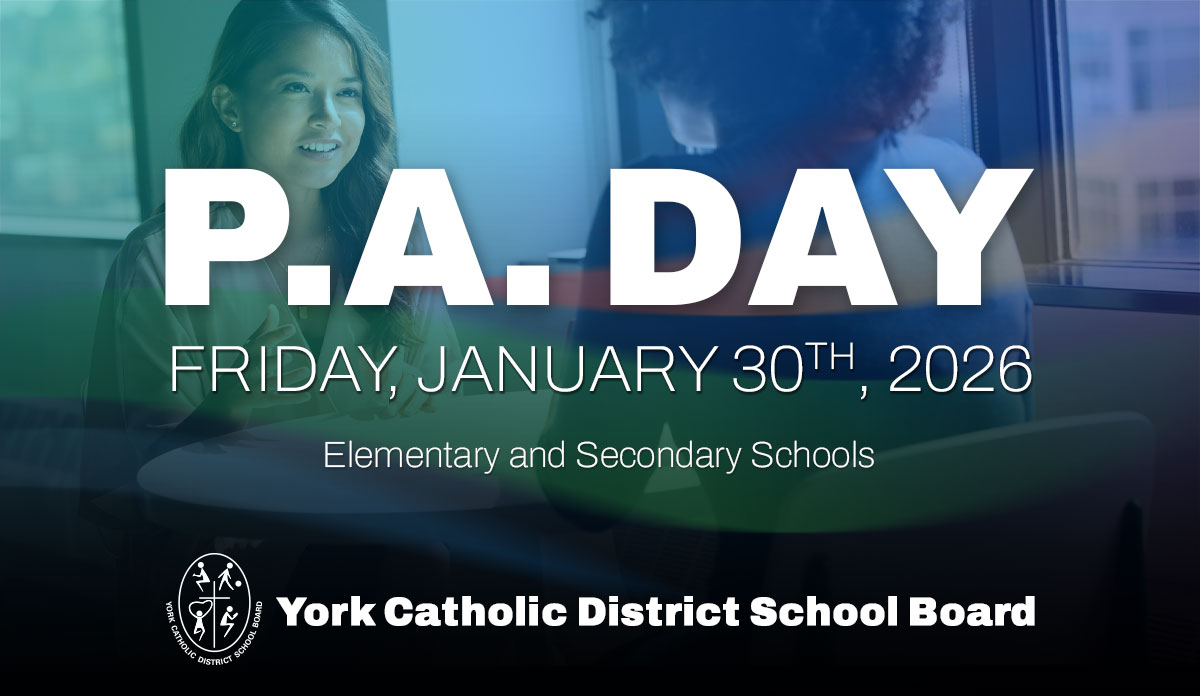 YCDSB P.A. Day: January 30, 2026